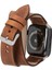 Apple Watch Uyumlu Deri Kordon 42-44-45MM Dt G2 2