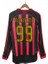 Efsane A.c M.i.la.n 2006/07 #99 Fenomen Ronaldo Nostalji Yetişkin Forması Uzun Kollu (Kırmızı) 3