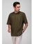 Erkek Timeless Oversize Haki T-Shirt 1