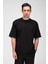 Erkek Timeless Oversize Siyah T-Shirt 1
