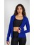 Fermuarlı Çift Cepli Parmak Geçmeli Slim Fit Spor Ceketi Kırmızı 3
