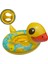 Sarı Ördek Çocuk Su Oturma Daire Şişme Kalınlaşmış Bebek Yüzme Bot Karikatür Desen Yüzme Halka Koltuk Tekne (Yurt Dışından) 1