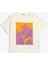 T-Shirt Çiçek Baskılı Kısa Kollu Bisiklet Yaka Pamuklu 1