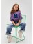 M Logo Baskılı Mor Sweatshirt 7S10079-88135 1