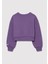M Logo Baskılı Mor Sweatshirt 7S10079-88135 3