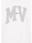 Mv Logo Baskılı Beyaz T-Shirt 6610213-70057 4
