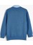 Erkek Çocuk Okul Sweatshirt Basic Okul Gömleği Yaka Detaylı Uzun Kollu Pamuklu 2