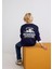 Baskılı Lacivert SWEATSHIRT6S10075-70491 1
