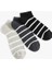 Çizgili Çorap Patik 3'lü Çok Renkli 1