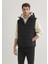 Erkek Kapüşonlu Siyah Yelek 0110554-900 1