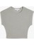 Bisiklet Yaka Kolsuz Modal Karışımlı Slim Fit Crop Tişört 1