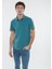Renkli Şerit Detaylı Yeşil Polo Tişört 065920-30708 1