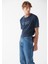 Mavi Logo Baskılı Lacivert Tişört 065781-28417 10