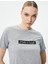 Slogan Baskılı T-Shirt Kısa Kollu Bisiklet Yaka 1