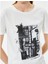Baskılı Tişört Kısa Kollu Bisiklet Yaka Pamuklu 3
