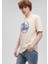 Baskılı Bej Tişört 0612136-70072 2