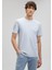 Logo Baskılı Mavi T-Shirt 0610360-70813 1