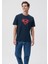 Erkek Superman Baskılı Lacivert Tişört 0610754-70490 1