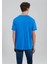 M067115-81347 Gök Mavi Erkek Regular Istanbul Baskılı T-Shirt 4