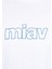 Miav Baskılı Oversize Beyaz Tişört 0611704-620 19