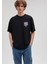 M0612103-900 Siyah Erkek Oversize Big Yıkes T-Shirt 2