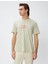 Uzakdoğu Baskılı Tişört Bisiklet Yaka Kısa Kollu Pamuklu 3