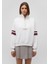 Yarı Fermuarlı Beyaz Sweatshirt 1S10171-70057 3