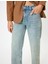 Düz Paça Kot Pantolon Düğmeli - Eve Straight Jeans 3