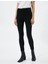4Wal40056Md Blk Siyah Kadın Pamuk Denim Pantolon 3