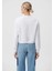 Mavi Logo Baskılı Beyaz Crop Sweatshirt 1611601-620 4
