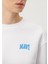 Mavi Logo Baskılı Beyaz Crop Sweatshirt 1611601-620 5