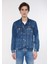 Erkek Drake Mavi Jean Ceket 010143-32230 2