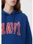 Mavi Logo Baskılı Kapüşonlu Lacivert Sweatshirt 1600361-82625 14