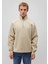 Dik Yaka Bej Sweatshirt 0S10016-70322 3