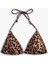 Leopar Bikini Üstü Üçgen Ipli 1