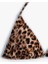 Leopar Bikini Üstü Üçgen Ipli 3