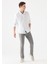 Erkek Jake Gri Gabardin Pantolon 0042231022 1