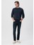 Jake Mavi Black Puslu Gece Mavisi Jean Pantolon 0042227245 1