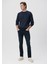 Jake Mavi Black Puslu Gece Mavisi Jean Pantolon 0042227245 2