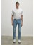 Marcus Premium Blue Puslu Açık Mavi Jean PANTOLON0035186532 2