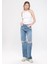 Kadın California Gölgeli Açık Mavi Street Jean Pantolon 1010125-83757 1
