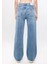 Kadın California Gölgeli Açık Mavi Street Jean Pantolon 1010125-83757 4