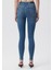 Kadın Serenay Gölgeli Mavi Gold Shape Jean Pantolon 100980-82194 5