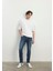 Jake Mavi Pro Gölgeli Indigo Mavi Jean Pantolon 0042286536 1