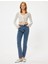 5WAL40021MD Mıd Orta Indıgo Kadın Pamuk Denim Pantolon 1
