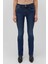 Mona Gold Klasik Vintage Koyu Mavi Jean Pantolon 1049787784 11