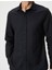 Slim Fit Gömlek Yarım Italyan Yaka Uzun Kollu 3