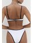 Laili Kontrast Şerit Detaylı Beyaz Bikini Üstü 7