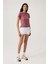 Bordo U Yaka Spor Mayo Sporty One Piece 6