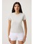 Gri Düz Kesim Tişört Regular T-Shirt 1